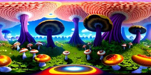 weirdcore mushroom world