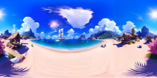 skyview island paradise blue water