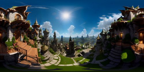 City in the force where the houses are on the tree tops