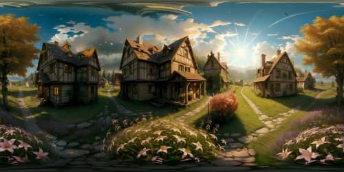 Masterpiece level VR360 scene, ultra high resolution, unrivaled detail, optimal clarity, VR360 perfection