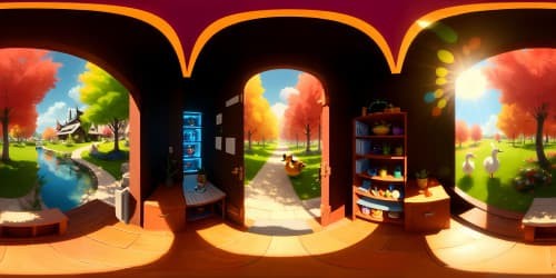 safe and quiet with ducks everywhere