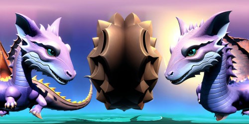 Puppy-sized dragon, dragon tail, dragon wings, unmistakable dragon scales, hybrid of dog and dragon features. Ultra high-res, meticulous detailing, vibrant colors, VR360 fantasy masterpiece. Extraordinary breath-taking, VR360 panorama, stunningly delicate contours. Pixar-style fusion, playful creativity, unforgettable VR360 visual experience.