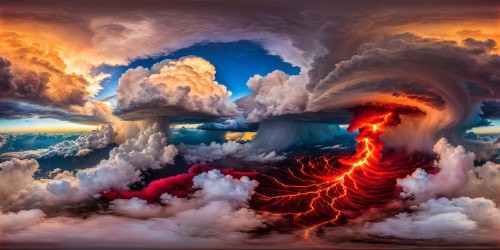 An intense, hyper-realistic storm of radiant reds swirling ominously in an expansive, flawless, ultra-high-resolution masterpiece, evoking a sense of fiery chaos and beauty simultaneously.