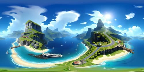 masterpiece quality, ultra-high-resolution, VR360 crystal-clear imagery, fine details, vivid textures, unparalleled visual depth