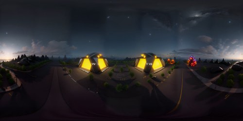 Masterpiece rendering, ultra-high resolution textures, VR360 panoramic lush landscapes, dazzling celestial displays overhead. Realistic immersive VR360, hyper-realistic style, minute intricate details, flawless color transitions. Extreme quality, optical depth enhancement, breathtaking digital artistry.