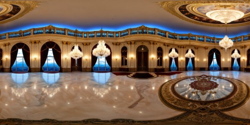 A opulent, high-resolution grand ballroom adorned with elaborate crystal chandeliers, gilded accents, luxurious marbled flooring, and rich velvet drapes, bathed in the gentle moonlight that illuminates the glamorous attire of noble women, radiating grandeur and elegance in every flawless detail.