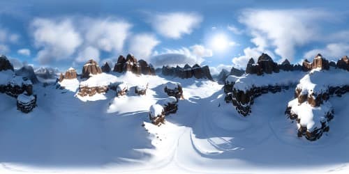 vast mountainscape with snowy peaks