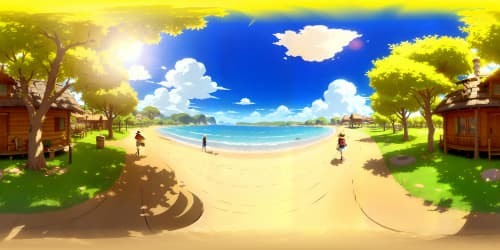 One Piece character Luffy with Straw hat