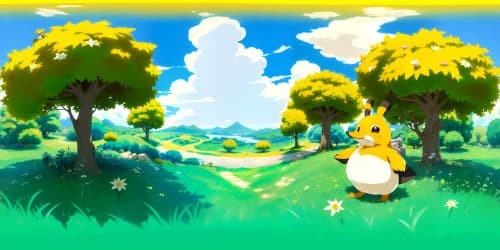 Pokemon character Psyduck