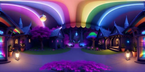 realistic rainbow male fairies