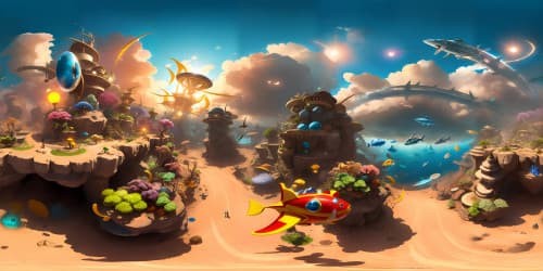 underwater city deep sea ocean