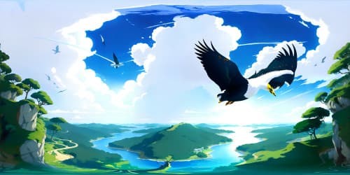 wild goose flying in the sky