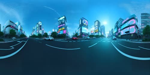 realistic reto 1980s neo tokyo styld like aira large luminous buildings and cool fuuistic billboards