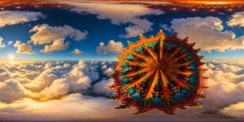 An awe-inspiring digital artwork displaying intricate, kaleidoscopic fractals with mesmerizing patterns, vivid colors, and unparalleled detail, rendered in stunning ultra-high resolution for a flawless viewing experience.