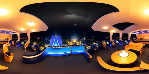 disney epcot center pavilion space mountain night