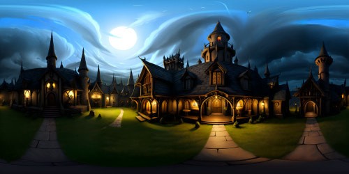 A dark fantasy world including dragons fire Castle nights