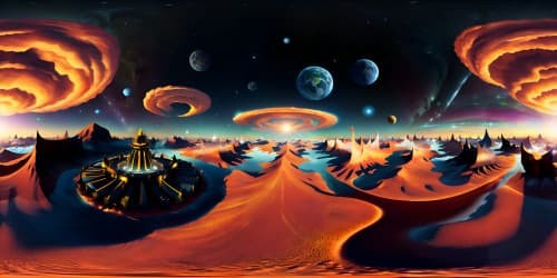 flatland field big clouds