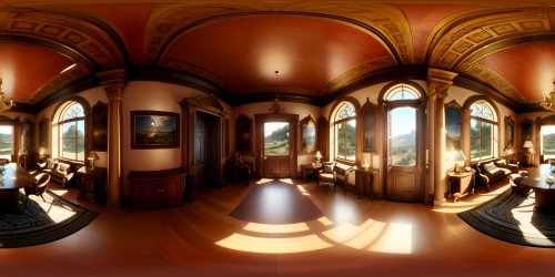 VR360 masterpiece, ultra-high-resolution, soft golden hues. Tasteful nude sculptures, idealized forms, rich stone textures. Subtle chiaroscuro effect, Renaissance-style glossiness. Immersive VR360 view, classic composition, artistic finesse.