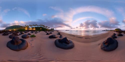 beautiful hawaiian beach