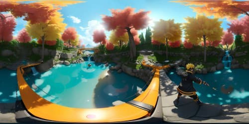 Uzumaki Naruto is fighting with Uchiha Sasuke at The Valley of the End.