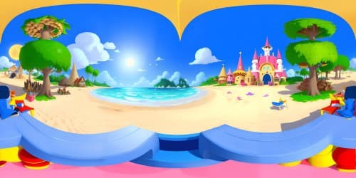 wink club, fairy bloom, beach