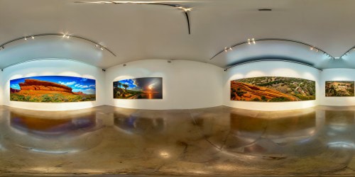 Vast art gallery filled with stunning, flawlessly detailed, high-resolution masterpieces from renowned artists, illuminated by soft, natural light streaming through large skylights, creating an atmosphere of awe and wonder.