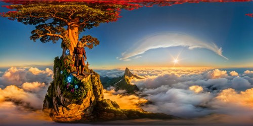 An exquisitely detailed portrait of Reisalin Stout standing in a serene fantasy landscape, surrounded by vibrant flora and glowing magical runes, captured in flawless ultra-high resolution clarity, every intricate detail highlighted in a true masterpiece.