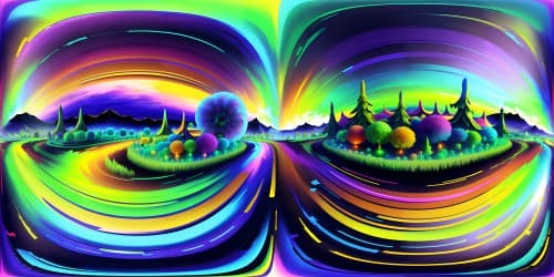 VR360 scene, ultra-high resolution. Masterpiece aesthetics, best quality rendering. Vibrant weed green, flower bud swirl patterns. Immersive, organic textures. VR360 view, surreal art influences.