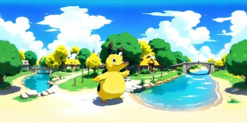 Pokemon character Psyduck