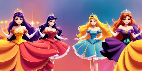 disney princesses wearing tiaras