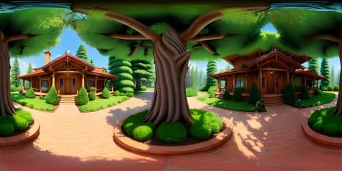 green small pine tree in a livingroom