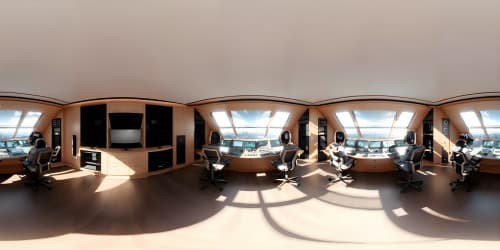 space ship control room