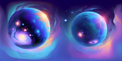 in orbit around a cotton candy planet