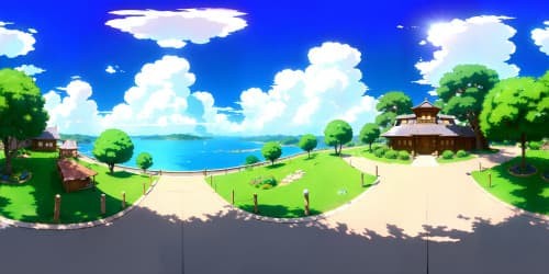 chicas anime en la paya