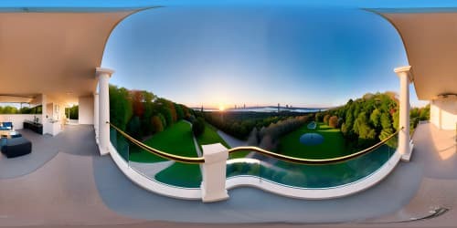 VR360 scene: Luxury penthouse, panoramic Central Park view, ultra-high resolution, detailing: gleaming skyline, majestic trees, serene lake. Style: Photorealistic, precise detailing, vibrant colors, masterpiece quality.