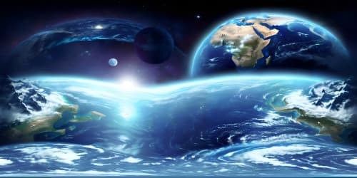 earth view from moon