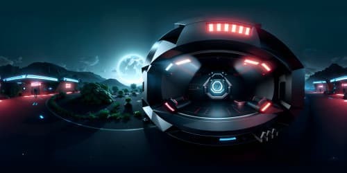 Masterpiece quality, hyperrealistic VR360 visuals, ultra high-res, minute details prominence. Undefined setting, artistic execution paramount. Striking contrasts, dynamic shadows play, vibrant colors in VR360. Hyperrealistic style, high-contrast color palette.
