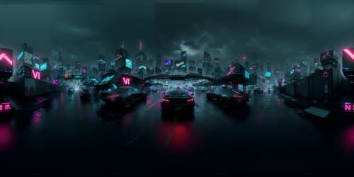 cyberpunk city