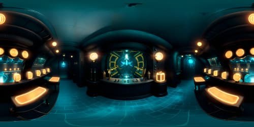 BioShock-inspired VR360 underwater metropolis, masterpiece, ultra-high-res. Neon signs diffusing, aquatic illumination, holographic imagery shimmering. Depth perception amplified, VR360 city reflections in 4K detail. Blend of fine art, photoreal realism, surrealism.