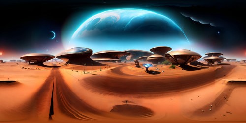 Weird alien landscape 