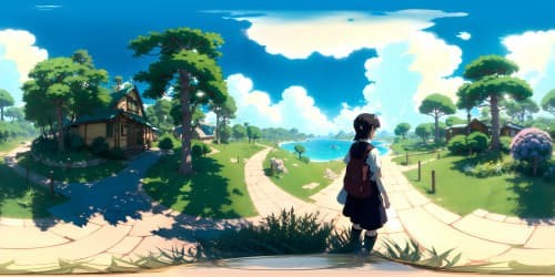 Ultra high-res VR360 masterpiece, extreme clarity, optimum detailing, vibrant color palette, VR360 artistry at peak