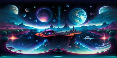 VR360 ultra high res sky box, glistening nebula backdrop, constellation masterpiece. Luminous celestial bodies, interstellar grandeur. Style: hyperrealistic, fine detail emphasis, surreal lighting.
