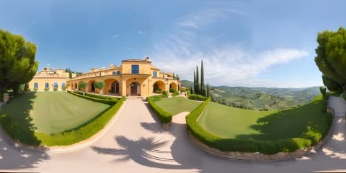 view from italian villa