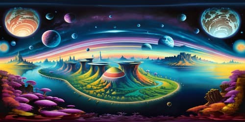 Ultra HD VR360, peanuts as celestial bodies, galaxy backdrop. Masterpiece quality, hyper-realistic style. Smooth, shiny peanut planets, massive, nebulous cloud formations. Comical, playful spin on cosmic VR360 panorama.