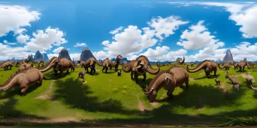field of dinosaurs