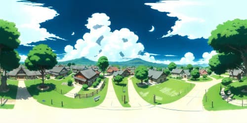 japanese 80s city sky