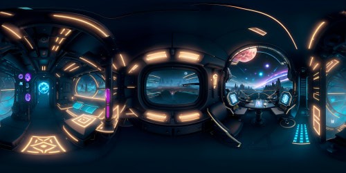 Hey dystopic science fiction world with neon lights and great atmosphere