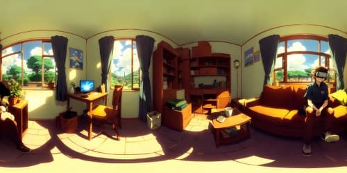 an african woman sitting in the sofa