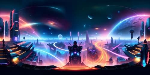 scifi futuristic city