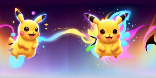 fluffy Pikachu wearing clothes